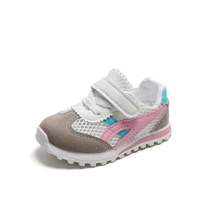 Kids Mesh Sneakers Antislip Soft Bottom Baby Casual Flat Children Girls Boys Sports Running Infant Toddler Shoes Breathable